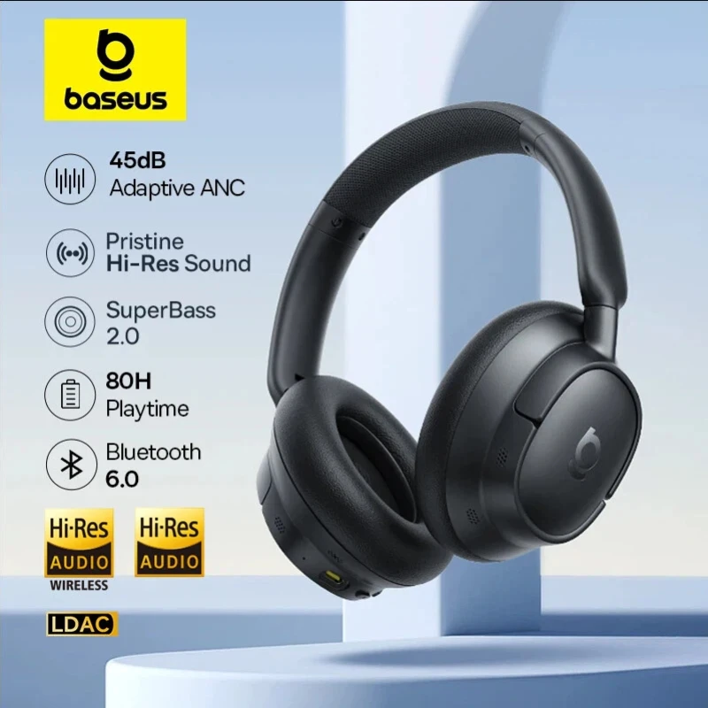 Retro Gaming Headset - Baseus EH10 NC ANC Kabellose Kopfhörer