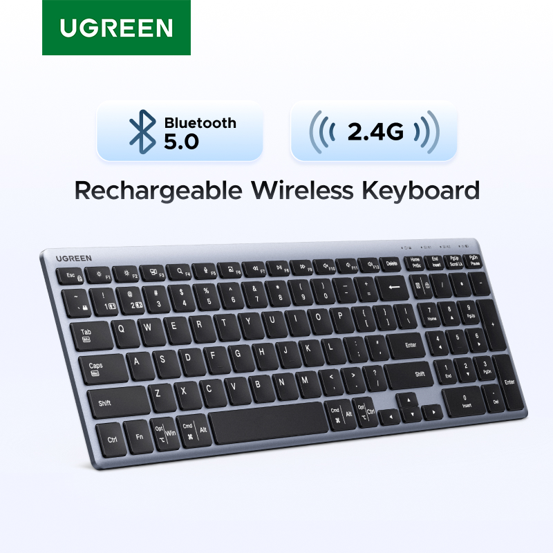 Retro Gaming Mac - UGREEN Tastatur, kabellos, Bluetooth 5.0 und