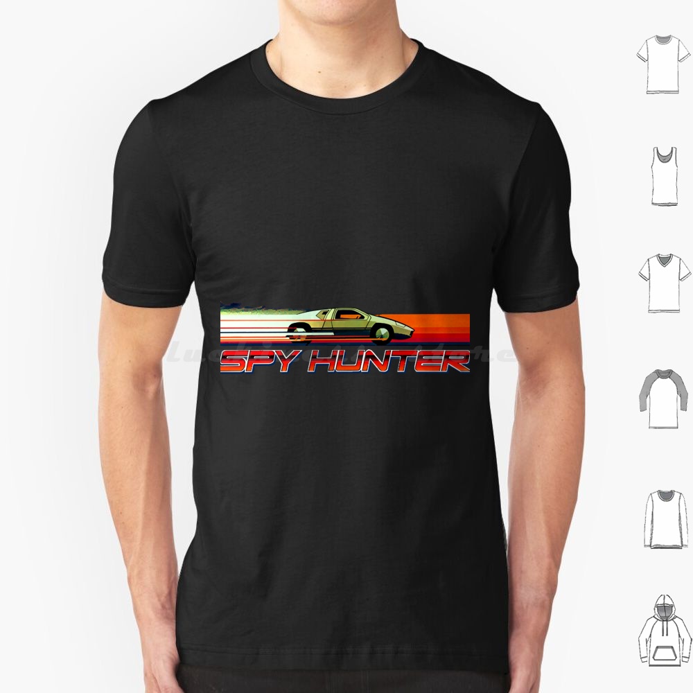 Retro Gaming Games - Mod.5 Arcade Hunter Videospiel-T-Shirt, große Größe,