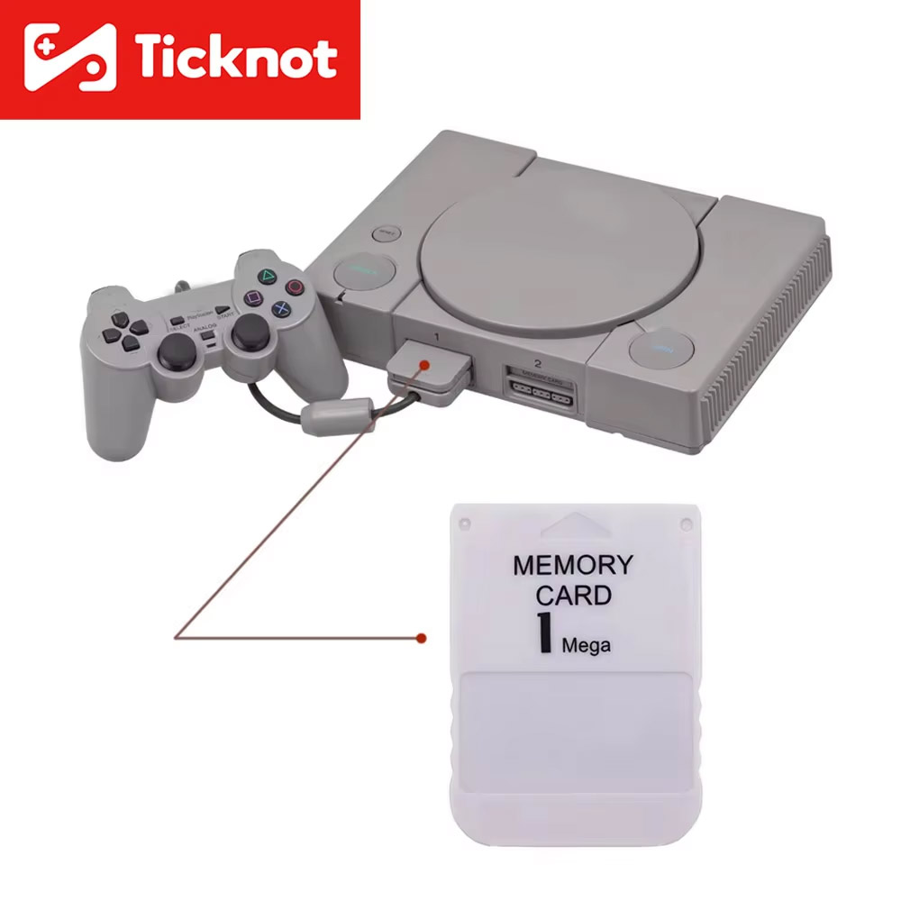 Memory Card Ps1 - TicKnot 1 MB Speicherkarte 1 Mega