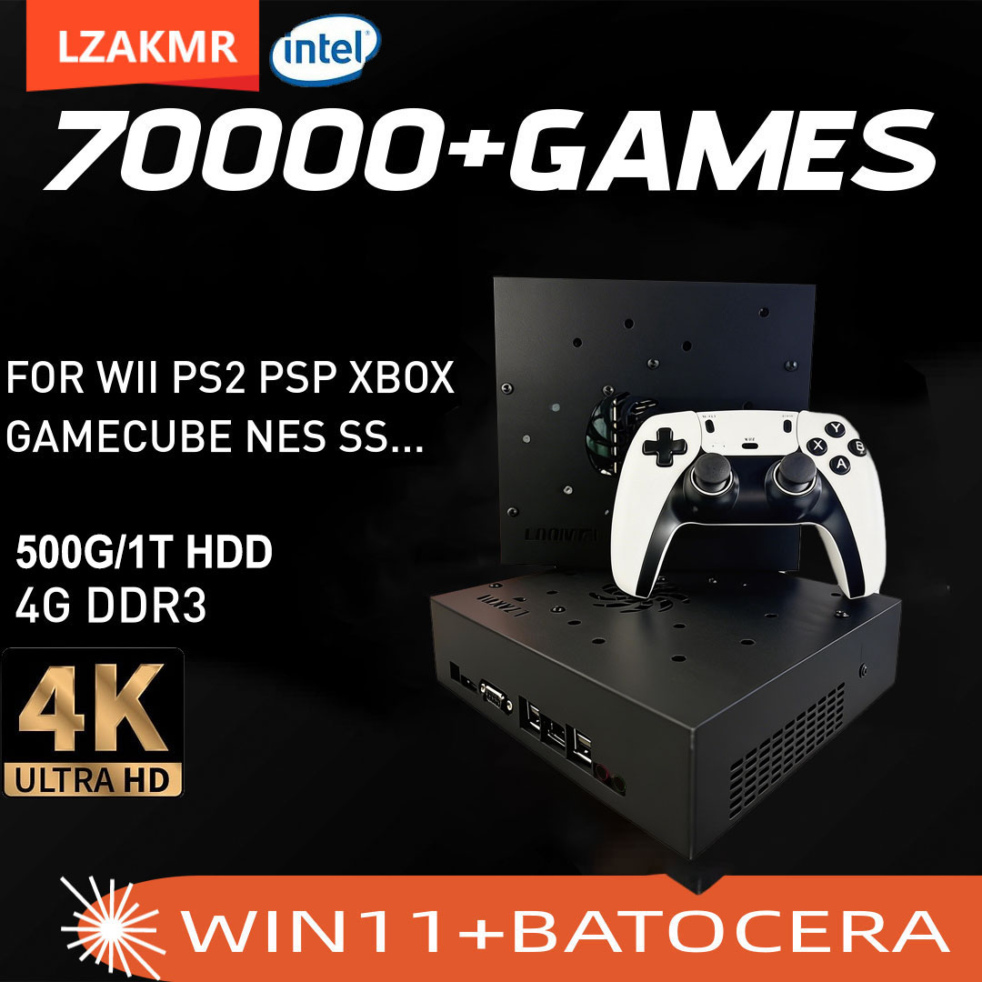 Retro Gaming Tv - Super-Spielkonsole X8 Pro 70000+ Spiele I3-3110M
