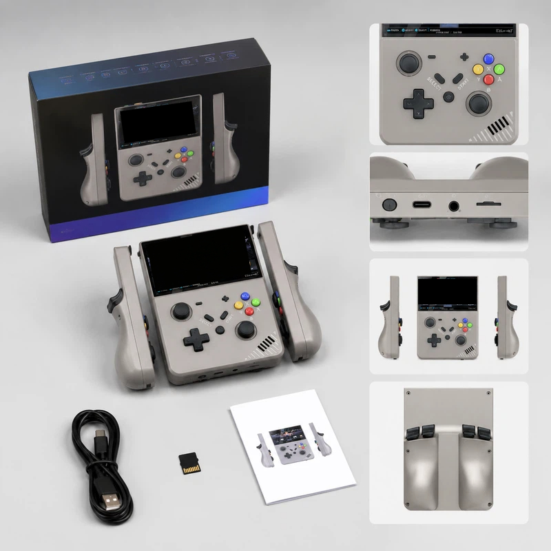 Retro Gaming Handheld Console - M18 Retro-Handheld-Gaming-Gerät 4K HD-Ausgang 3D-Arcade Klassische
