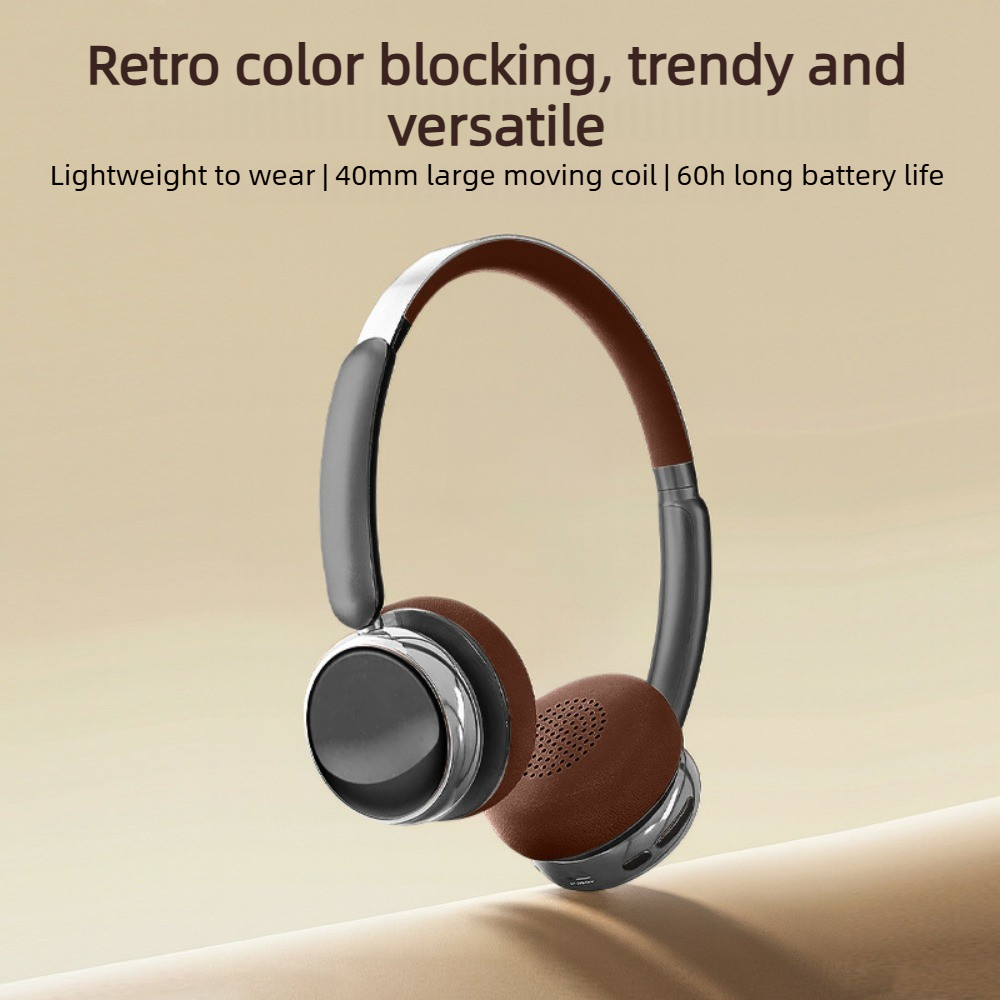Retro Gaming Headset - Retro Mead Farbige Kopfhörer Bluetooth 5.4