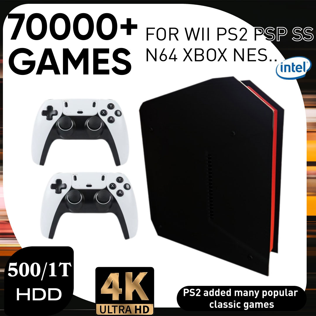Retro Gaming Tv - X4 Retro-Videospielkonsole mit 1TB Dual-System und