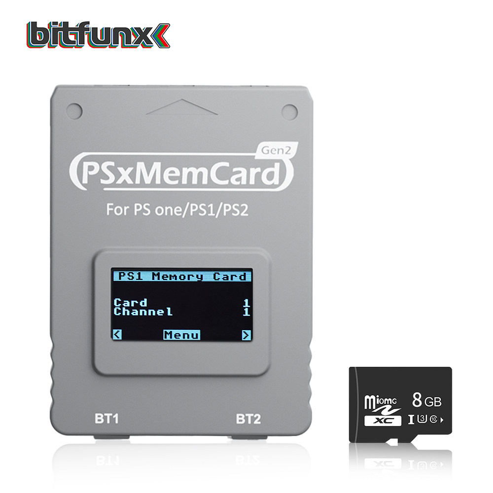 Memory Card Ps1 - Bitfunx PSxMemCard Gen2 Store Game Saves