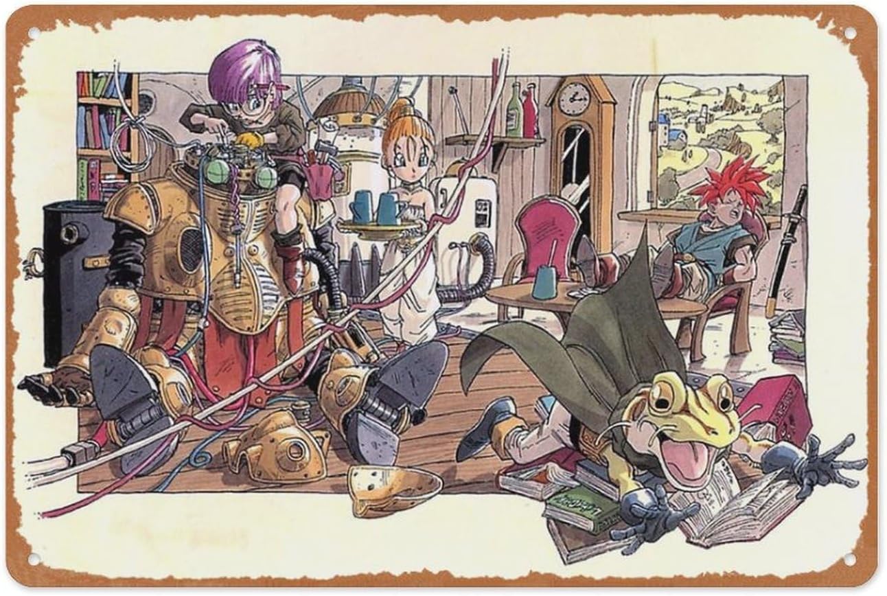 Retro Gaming Games - Retro Game Metallschild – Chrono Trigger