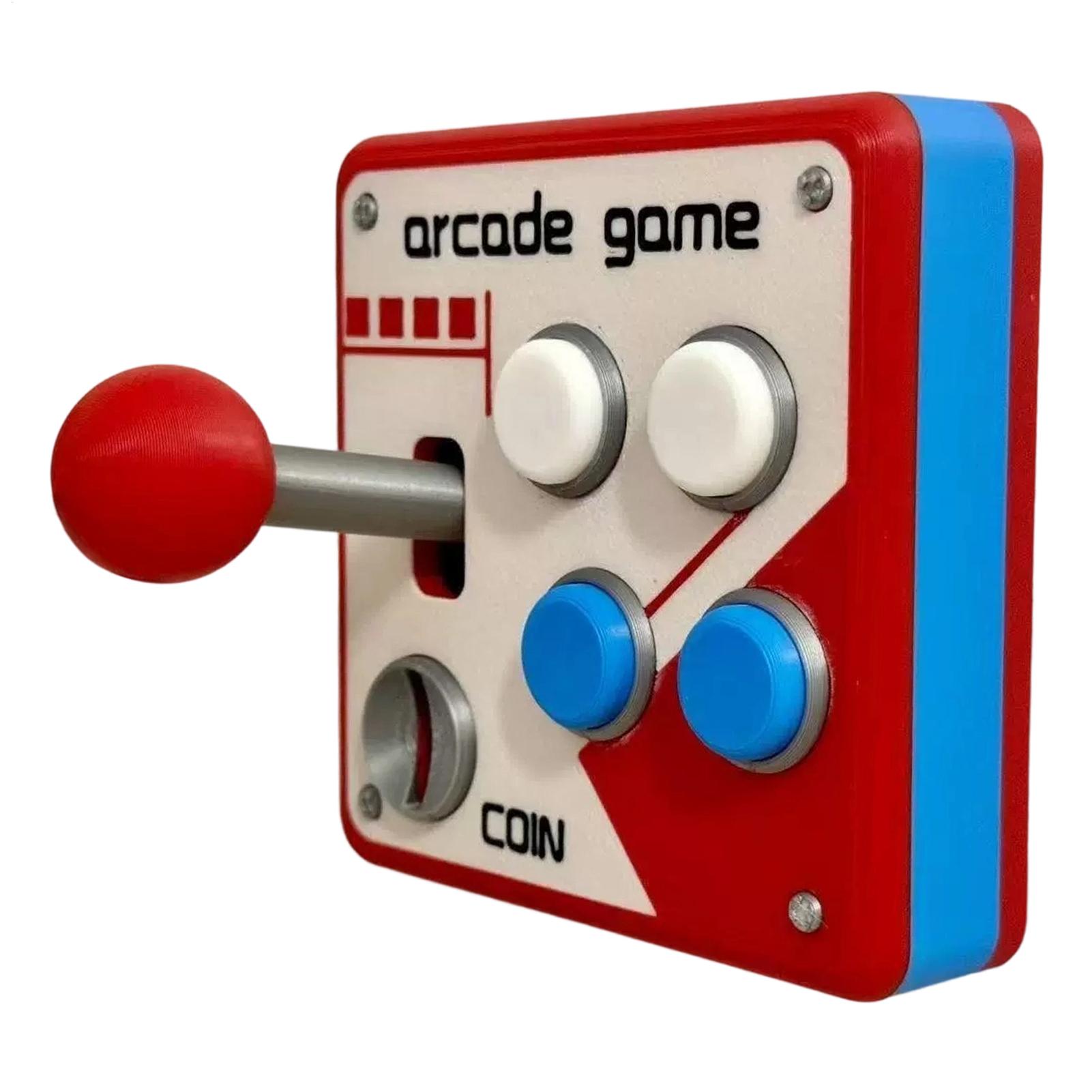 Retro Gaming Games - Kreative Retro-Arcade-Spiel Lichtschalterabdeckung Retro-Gamer-Raumdekoration Joystick-Wandschalterplatte Heimdekoration