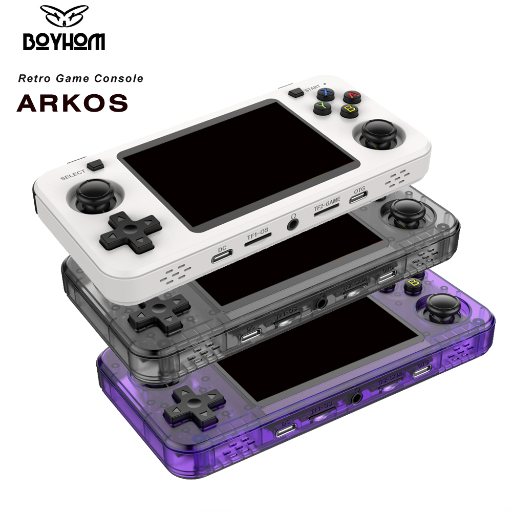 Retro Gaming Handheld Console - 3,5-Zoll-IPS-Retro-Handheld-Konsole RK3326, 3000 mAh, lange Akkulaufzeit,