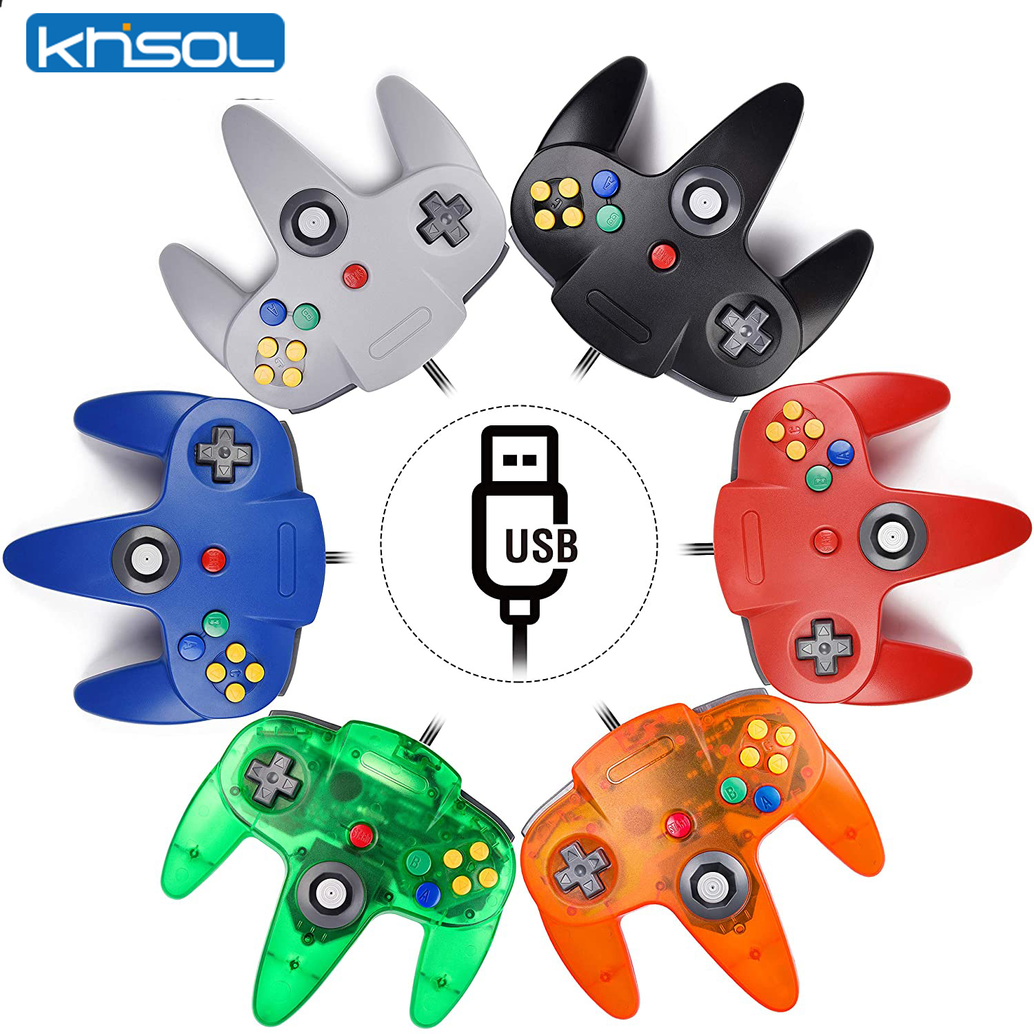 Retro Gaming Mac - N64 Controller Klassische USB Wired Remote