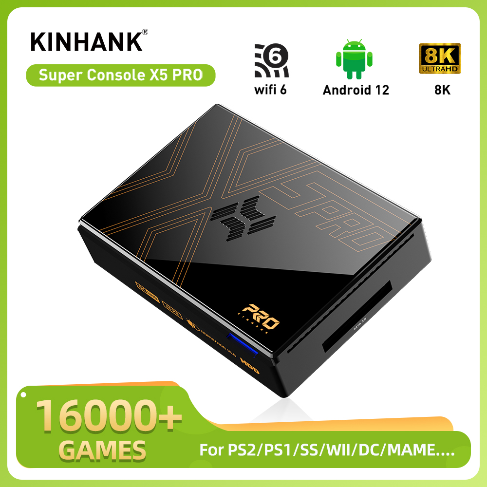 Retro Gaming Tv - KINHANK Super Console X5 PRO Retro-Videospielkonsole