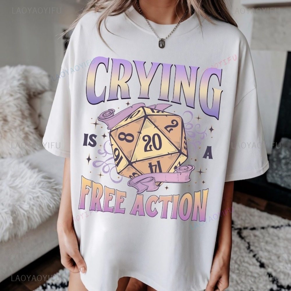 Lustiges DnD Crying Is A Free  – Retro Gaming T Shirts Bewertung und Preis