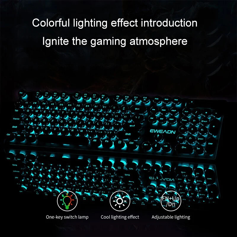 Retro Punk Mechanisches Tastat – Retro Gaming Keyboard Bewertung und Preis