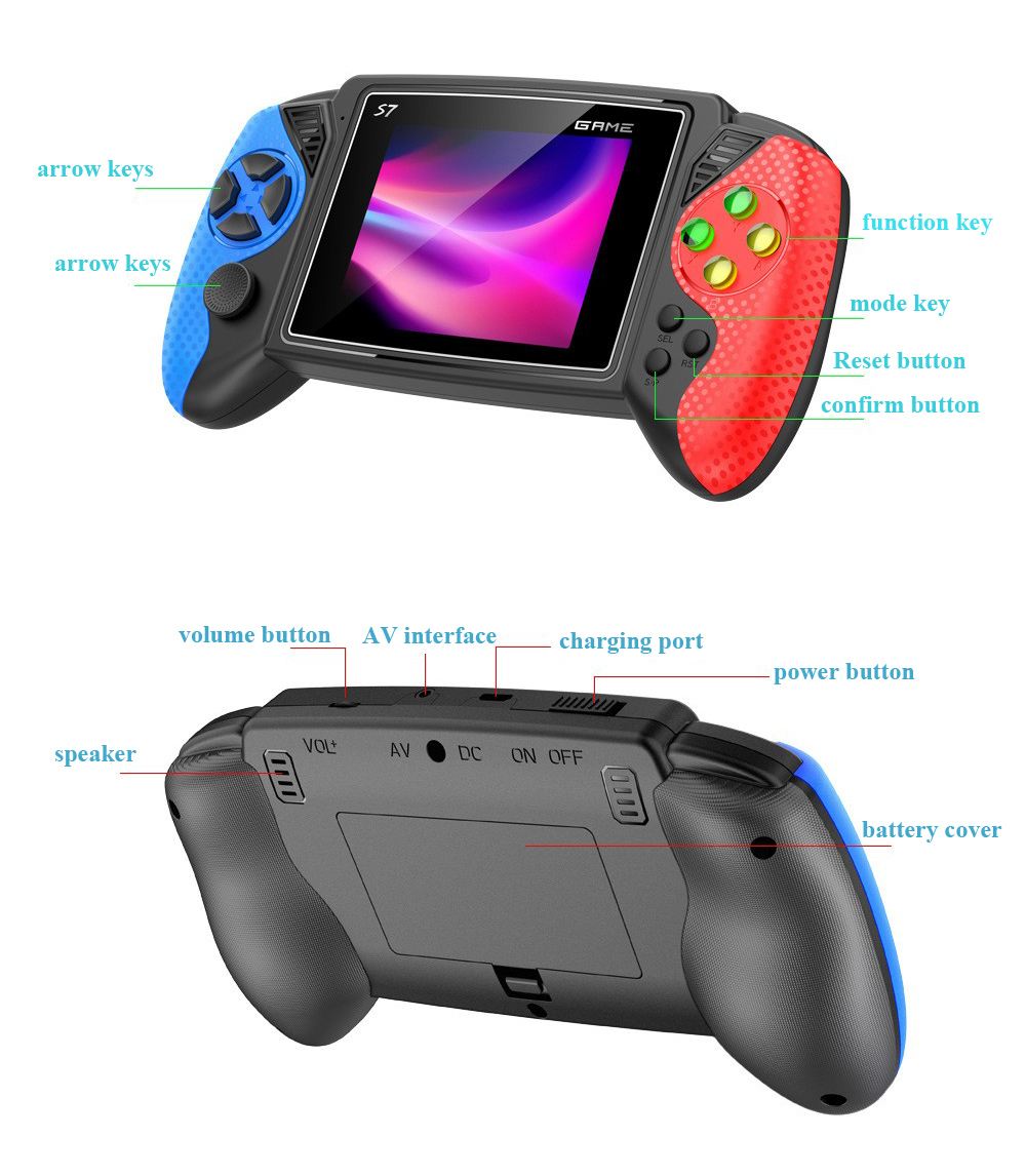 S7 Retro Handheld-Spielkonsole – Retro Gaming Handheld Console Bewertung und Preis
