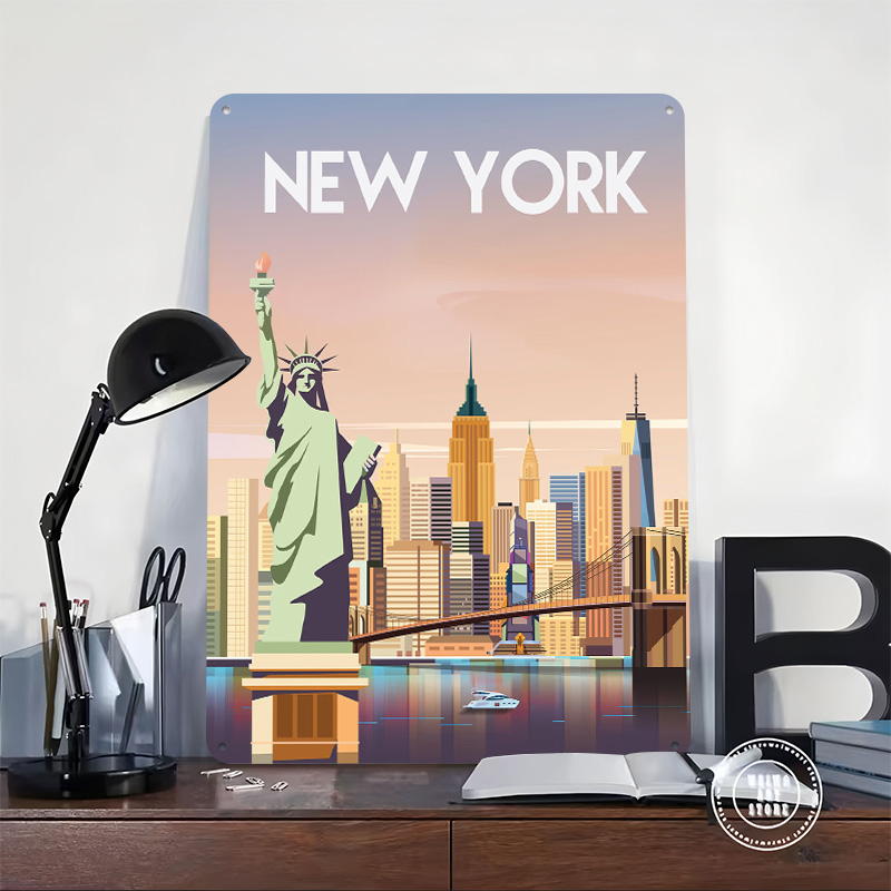 New York Metallposter Maßgefer – Retro Gaming York Bewertung und Preis