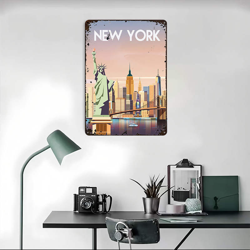 New York Metallposter Maßgefer – Retro Gaming York Bewertung und Preis