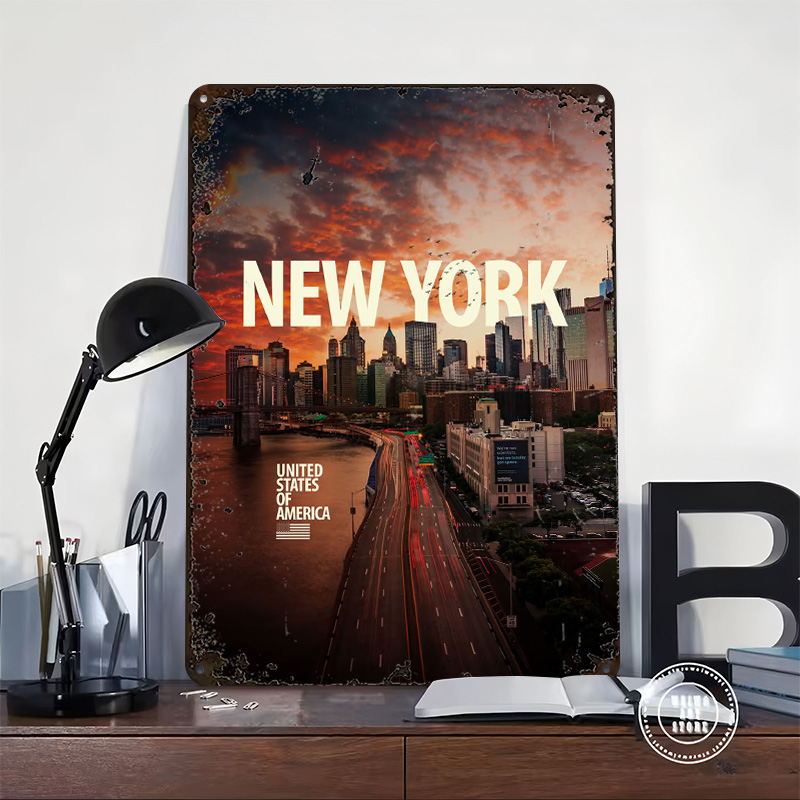 New York City Skyline, gedruck – Retro Gaming York Bewertung und Preis