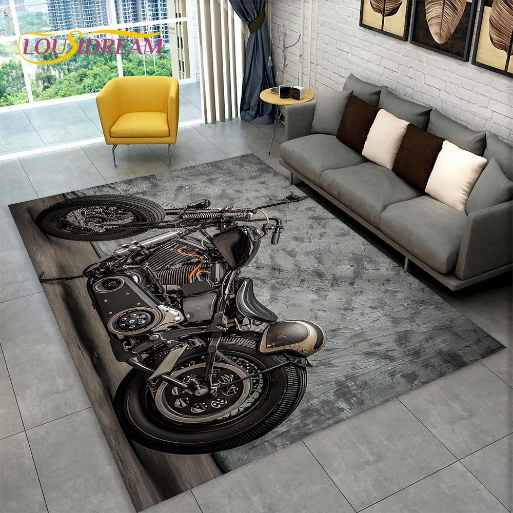 3D Retro Vintage Motorrad Bere – Retro Gaming Rug Bewertung und Preis