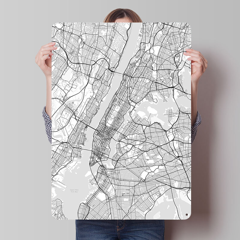 New York City Karten-Poster, I – Retro Gaming York Bewertung und Preis