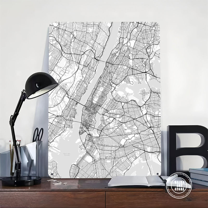 New York City Karten-Poster, I – Retro Gaming York Bewertung und Preis
