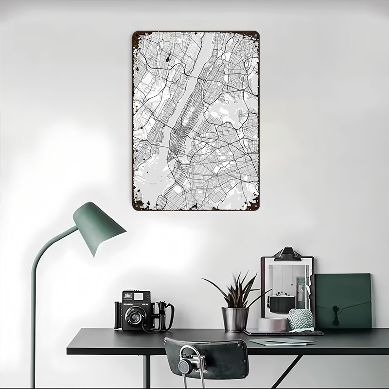 New York City Karten-Poster, I – Retro Gaming York Bewertung und Preis