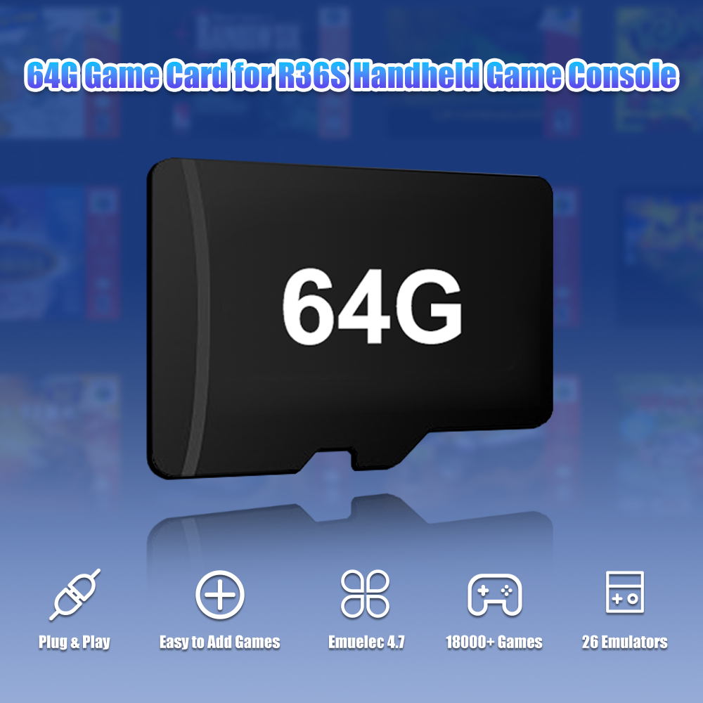 64G Game TF-Karte für R36S Vid – Retro Gaming Handheld Console Bewertung und Preis