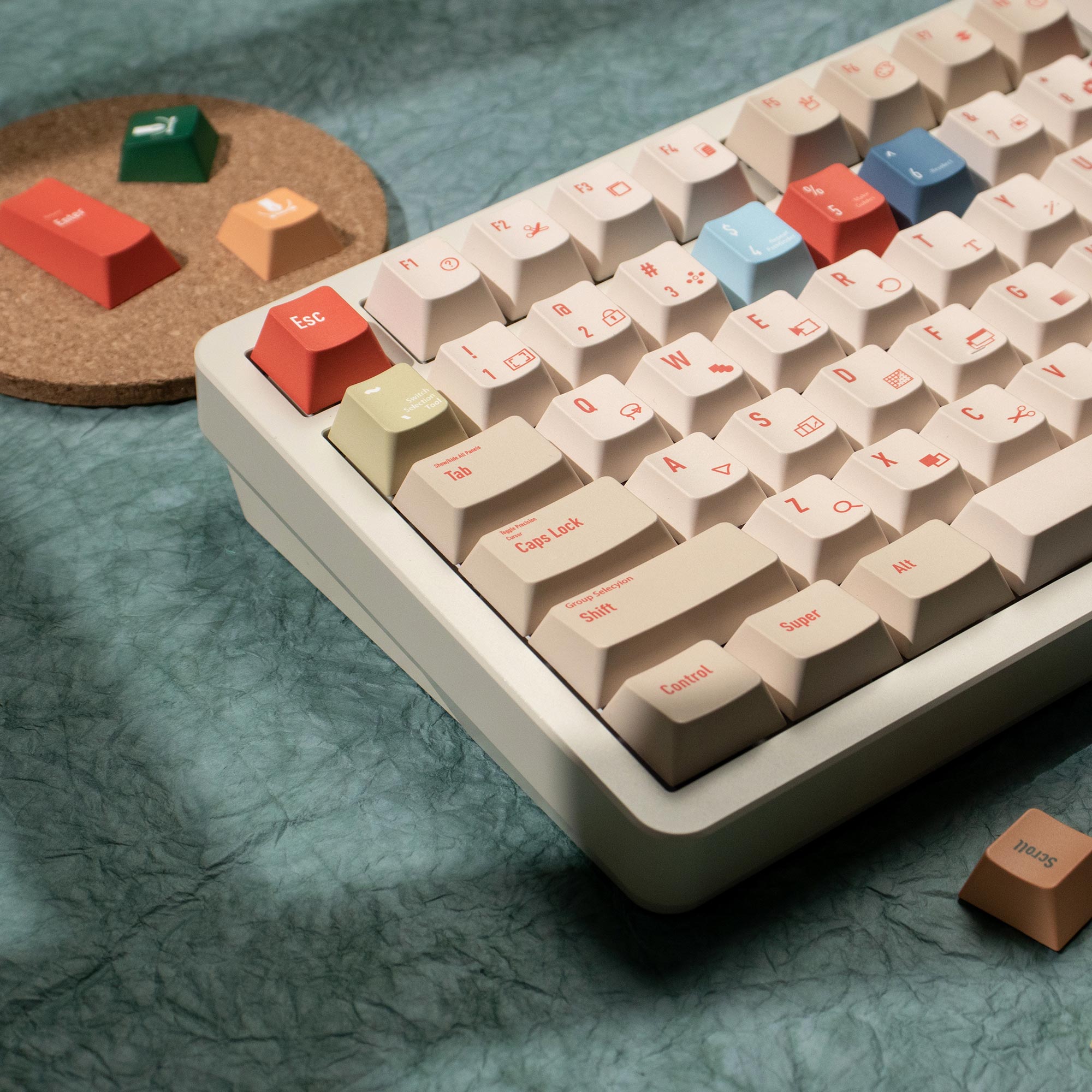 Illustrator-Tastenkappen DYE-S – Retro Gaming Keyboard Bewertung und Preis