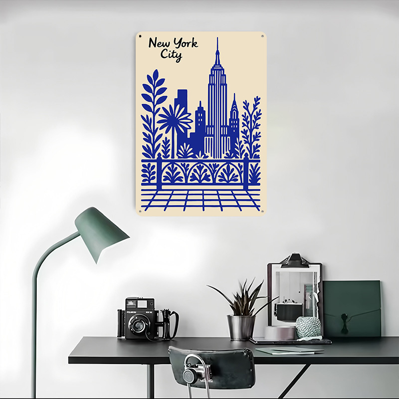 New York City Blaues Poster In – Retro Gaming York Bewertung und Preis