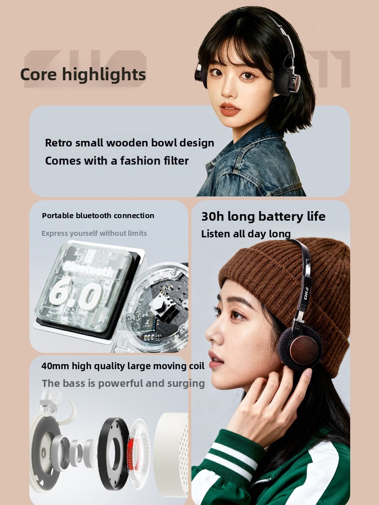 FiiO EH11 Kabellose Kopfhörer  – Retro Gaming Headset Bewertung und Preis