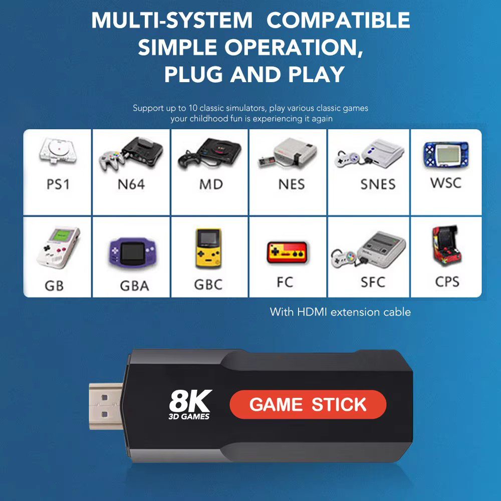 X2 Game Stick HD 4K 8K 3D Kons – Retro Gaming Play Zone Bewertung und Preis