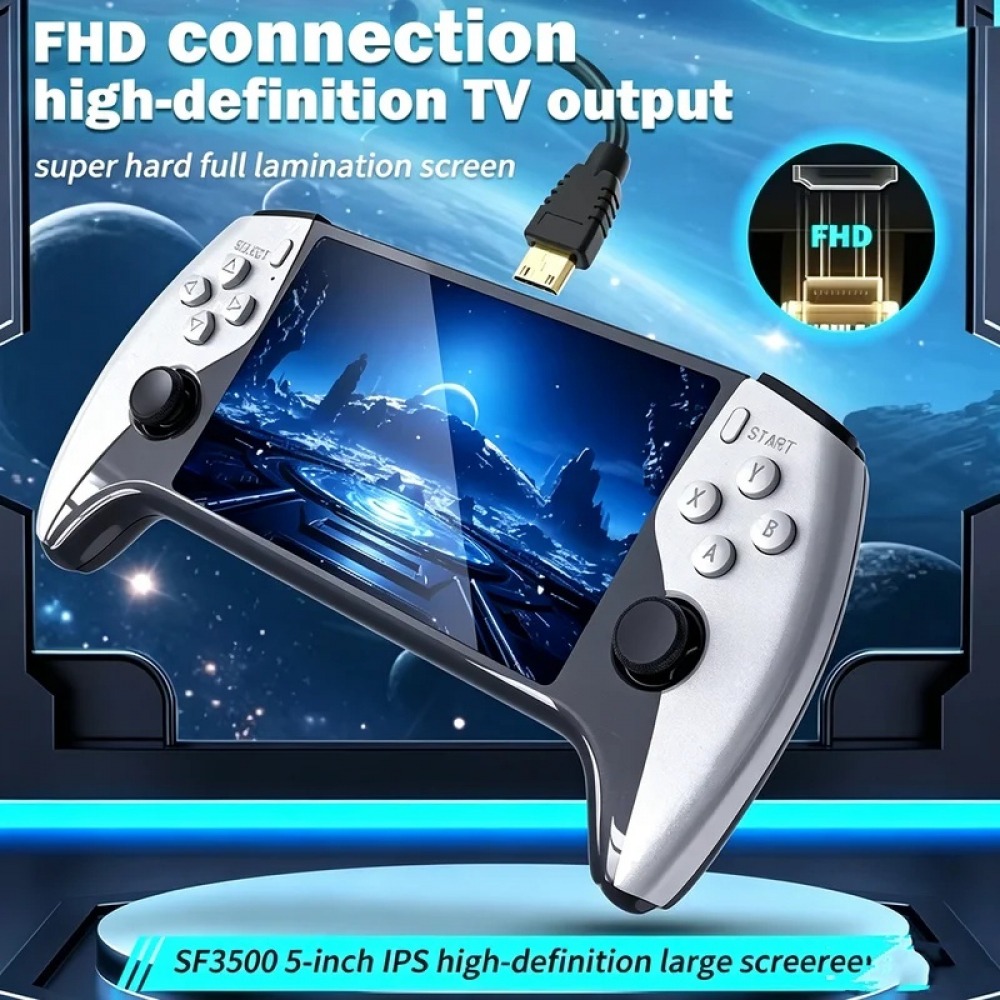 SF3500 5 Zoll Handheld-Spielko – Retro Gaming Handheld Console Bewertung und Preis