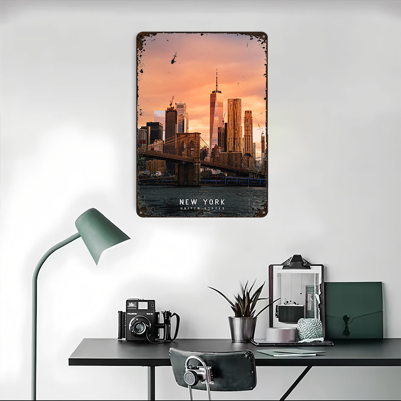 New York Blechposter Maßgefert – Retro Gaming York Bewertung und Preis